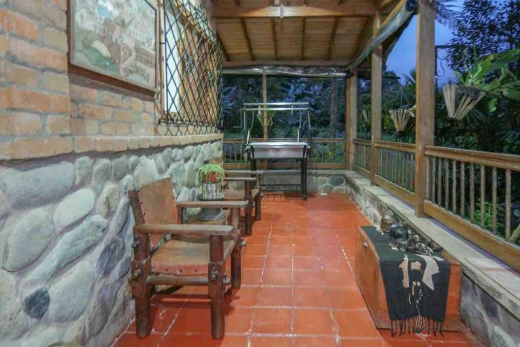 Вилла Finca Punta De Piedra Salento, Quindio Экстерьер фото
